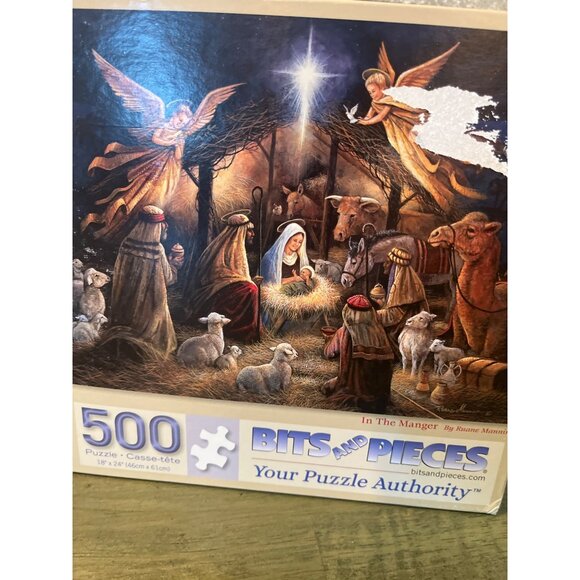 Nativity Scene 500-Piece Jigsaw Puzzle By Bits And Pieces - Picture 3 of 7
